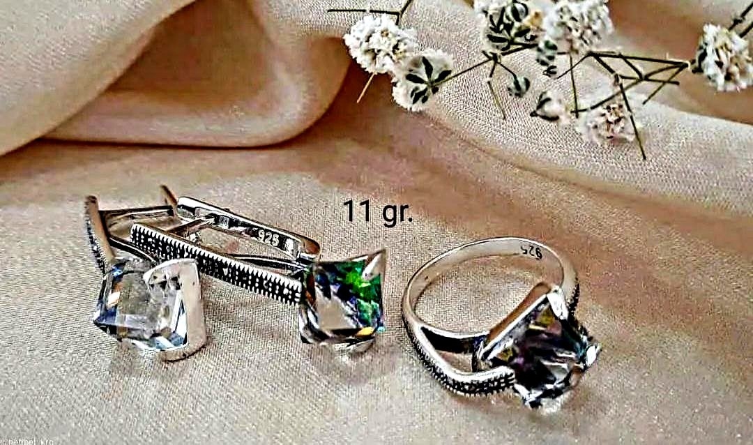 Dorissa Silver 26565 вес 11 г серебро, фианит, марказит