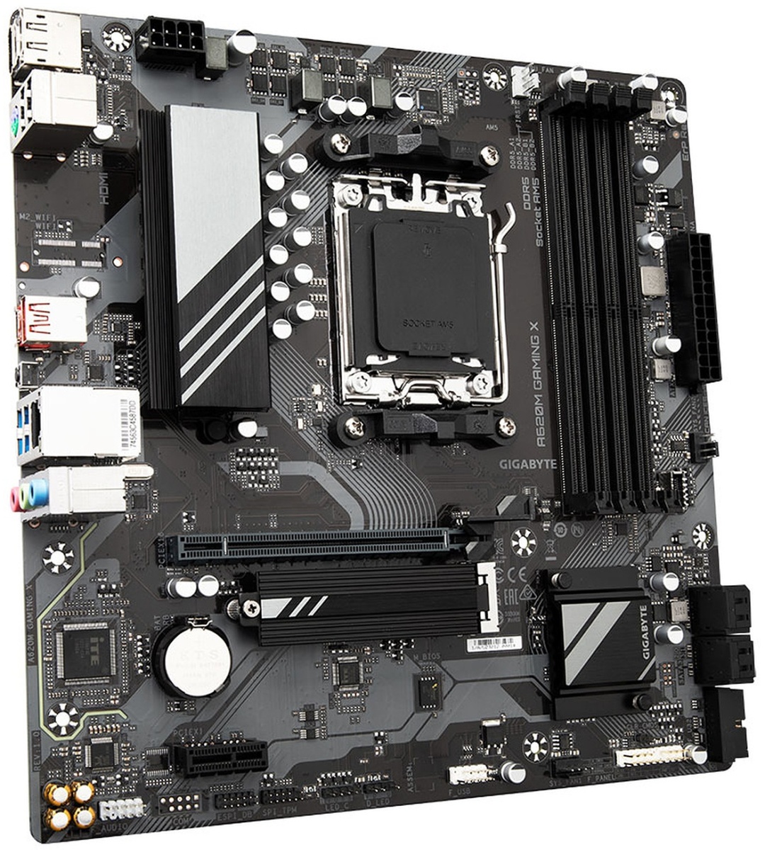 Материнская плата GIGABYTE A620M GAMING X