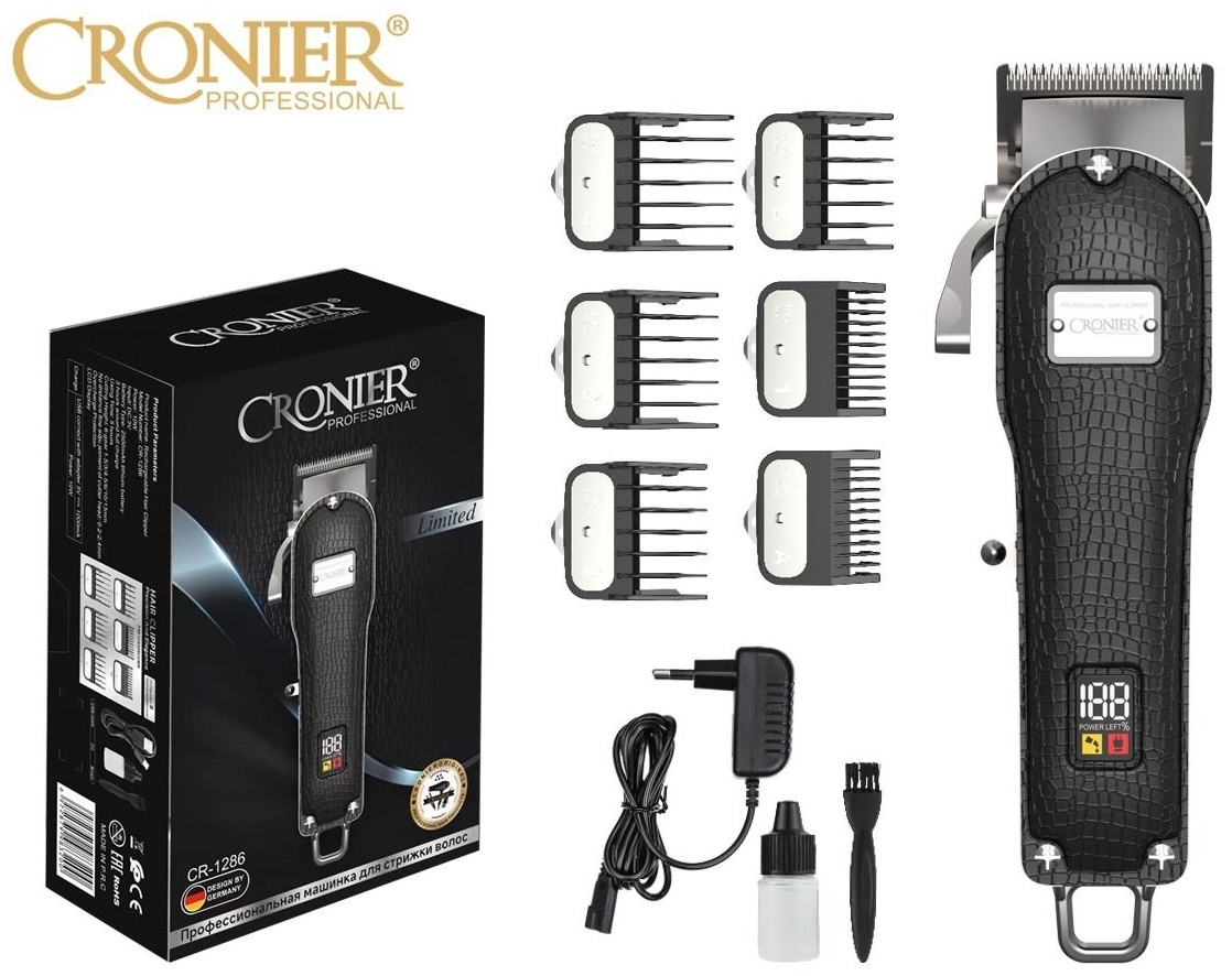 Cronier машинка для стрижки CR-1286 черный