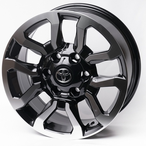 Rimax 1623 7.5x17/6x139.7 D106.1 ET25 черный, серебристый