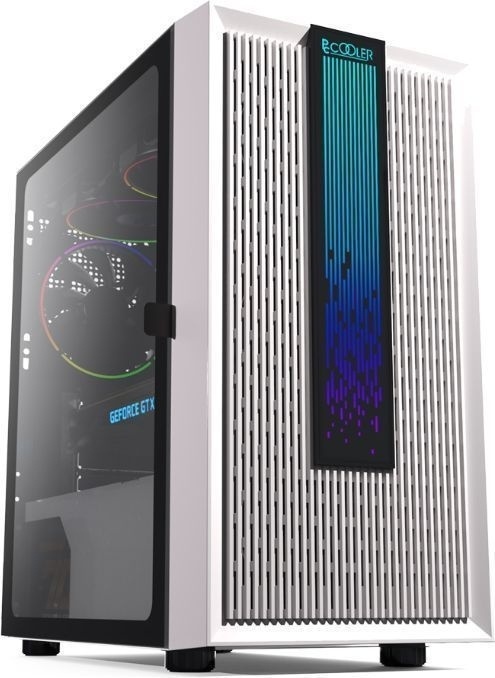 Корпус PCcooler Platinum LM200W MESH RGB белый