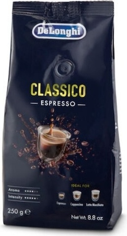 Кофе Delonghi Classico Espresso зерновой в пакете 250 г