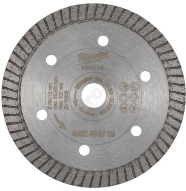 Диск отрезной алмазный 76x10х1 мм, Milwaukee Milwaukee 4932464715