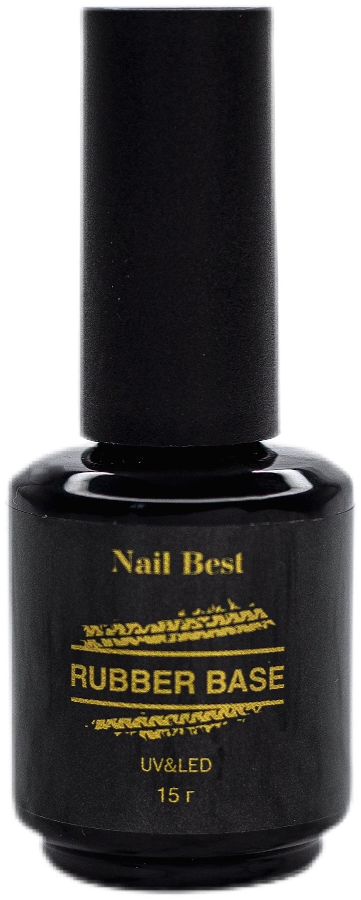 Nail Best базовое покрытие Rubber base прозрачный глянцевое 15 мл