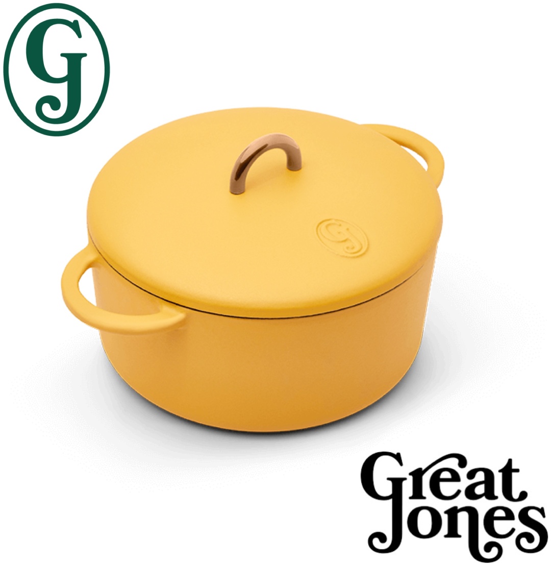 Кастрюля 3.3 л, GREAT JONES Dutch Baby Mustard чугун