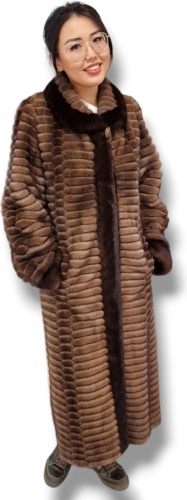 Шуба Europa Furs коричневый