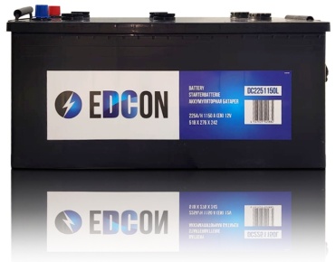 EDCON DC2251150L 225 Ач обратная