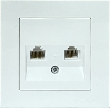 Компьютерная розетка (RJ45) ETO 600-0200-231, белый