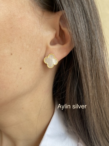 Серьги Aylin silver Z4333654 вес 5 г серебро, перламутр