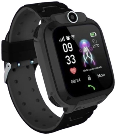 Smart Watch Q12 37 мм черный-черный