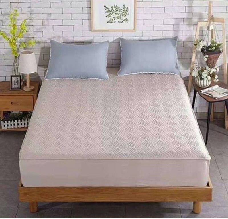 Makhome наматрасник на резинке 00182 220x200 см, хлопок, полиэстер