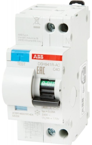 Дифференциальный автомат ABB AC 40 30 мА класс AC