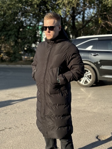 Пуховик Look wave черный