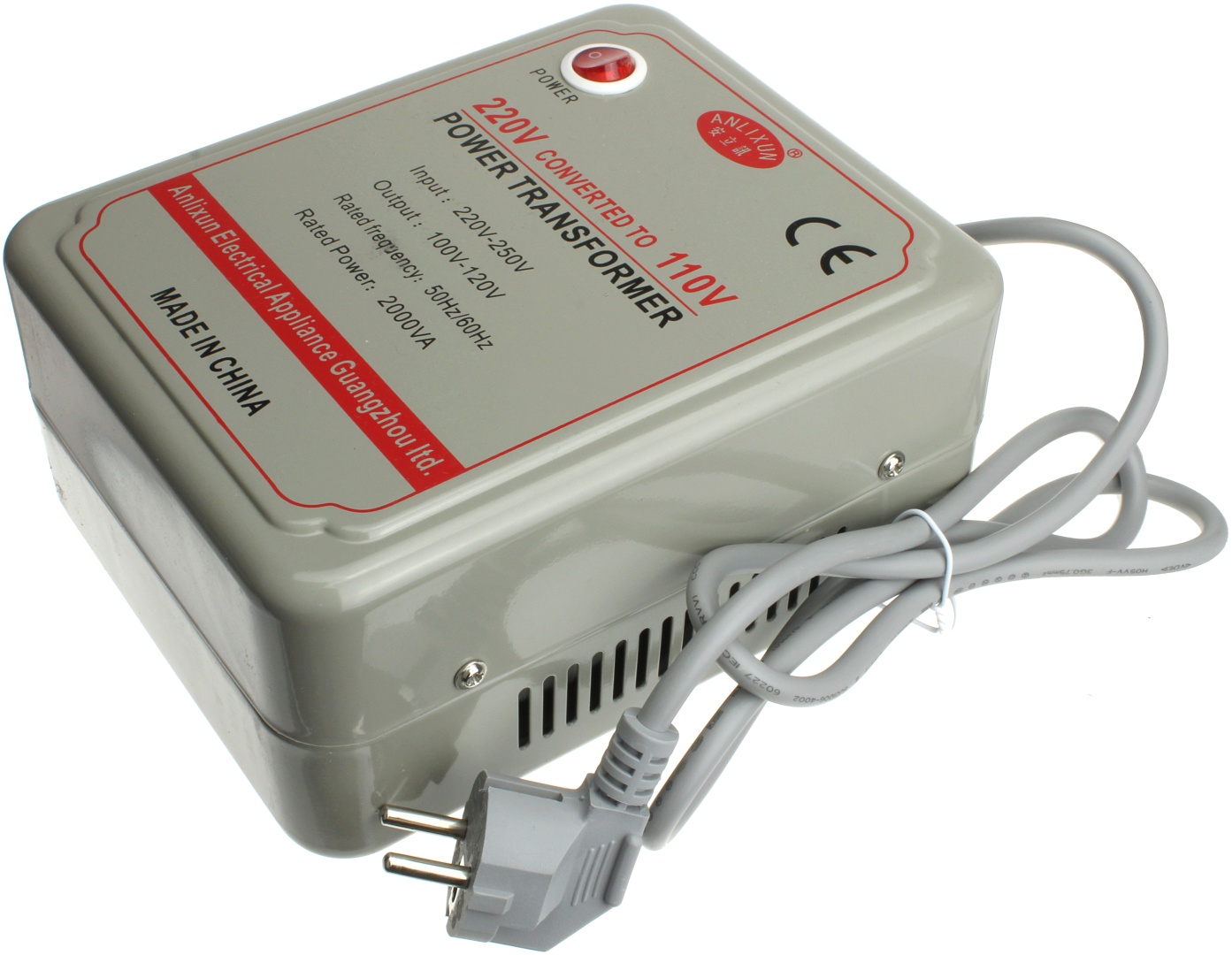 ANLIXUN трансформатор понижающий с 220v/240v на 110v/120v 2000W 2822
