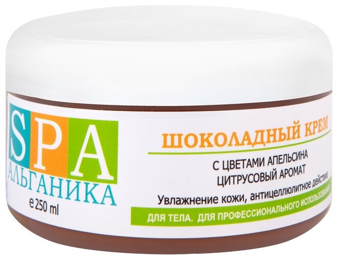 SPA Альганика Шоколадный с цветами апельсина крем 250 мл