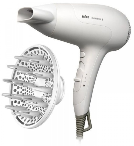 Braun HD385 фен белый