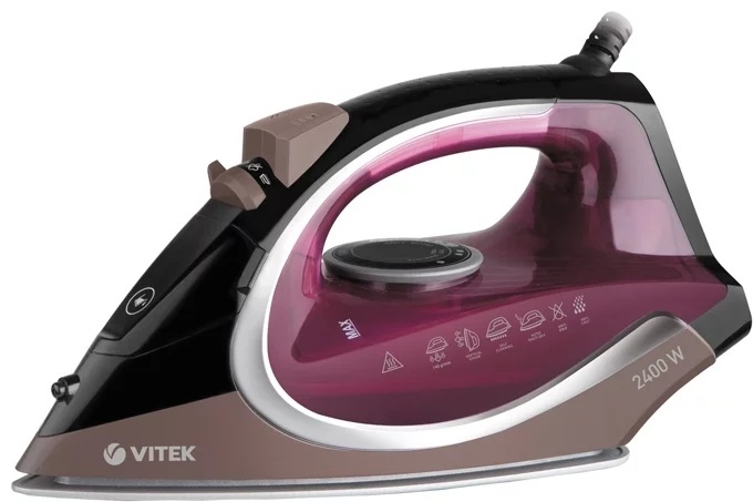 Утюг Vitek VT-8309 красный, коричневый