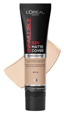 Loreal Paris Infaillible 32H Matte Cover SPF25 тональный крем 110 30 мл