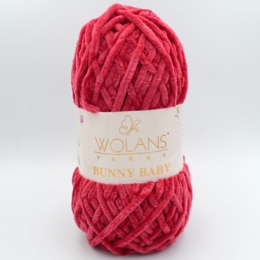 Моток WOLANS Bunny Baby 100-58 Малина 120 м 100 г