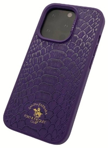 Чехол Santa Barbara Polo & Racquet Club для Apple iPhone 14 Pro Max фиолетовый