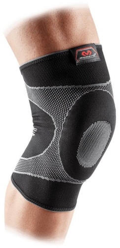 McDavid KNEE SUPPORT SLEEVE ELASTIC WITH GEL BUTTRESS 5125 черный, серый M
