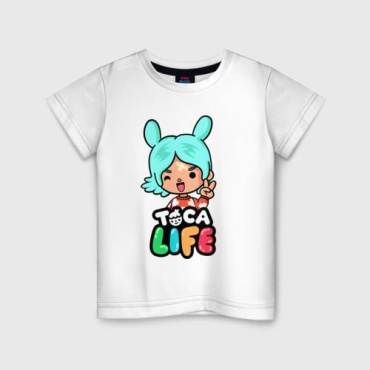 Футболка Тока Бока Ворлд Рита Toca Boca World Rita TMH_TREND.KZ белый