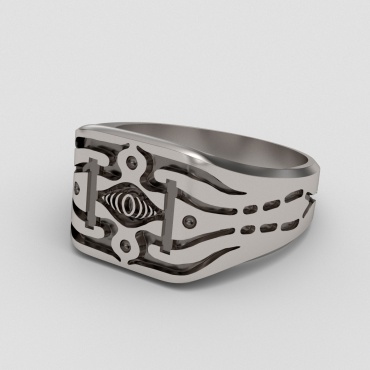 ND Jewelry ND_R_002 размер 18 вес 10 г серебро, без вставок