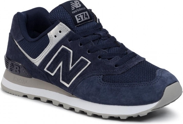Купить New Balance WL574EY из натуральной замши синие RU 36.5 в Алматы –  Магазин на Kaspi.kz