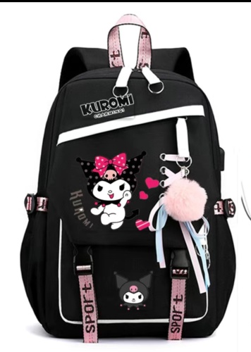 Рюкзак Kuromi текстиль черный