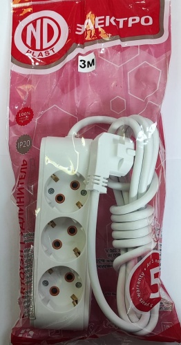 Удлинитель NDPlast 5000949094120 3 м