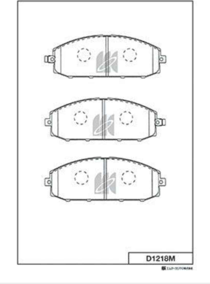 Колодки KASHIYAMA передние D1218MH 4 шт