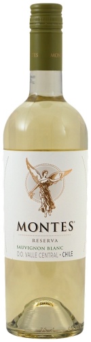 Вино Montes Reserva Sauvignon Blanc сухое белое 12% 0.75 л