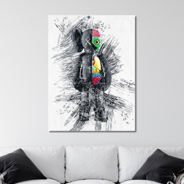 Broome.art картина Kaws 90x120 см