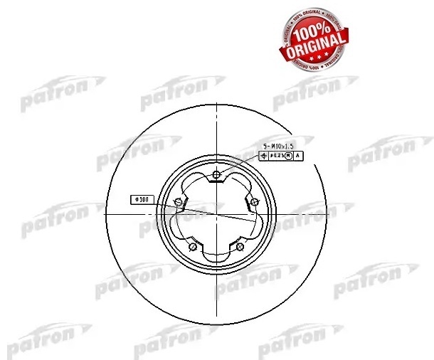 Диски PATRON передние PBD4216