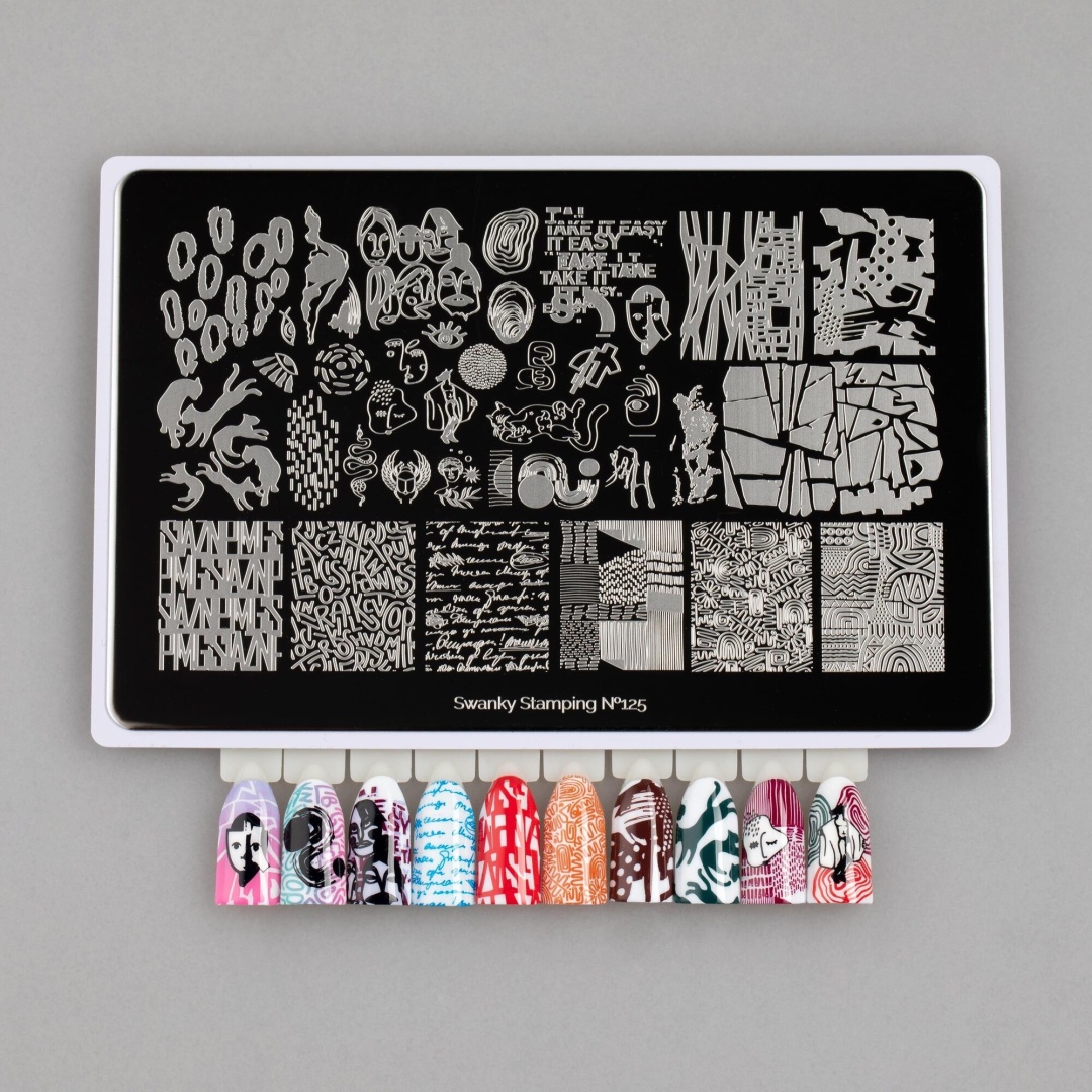 Swanky Stamping пластина для стемпинга 125
