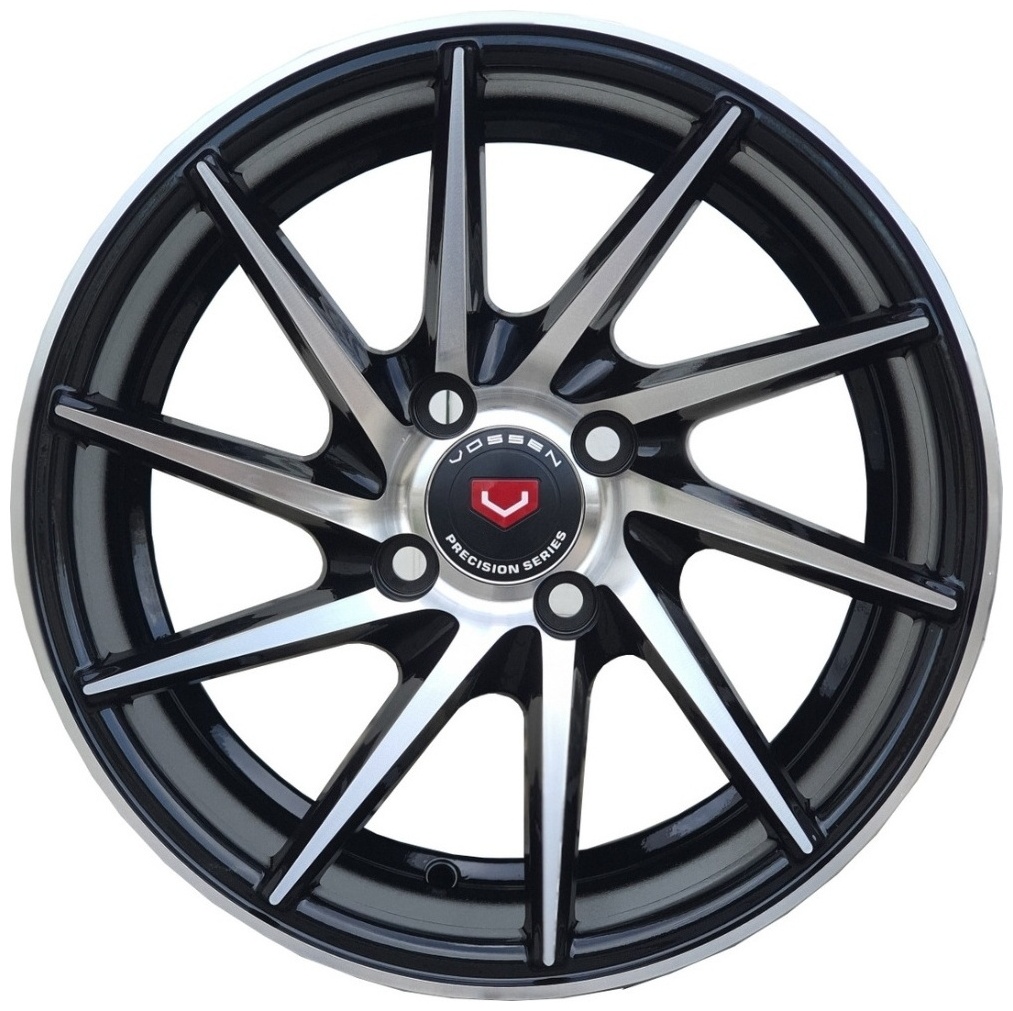 Vossen 345 6x14/4x100 D67.1 ET35 черный, серебристый