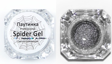 ELPAZA гель-паста Spider светоотражающая Silver 5 мл
