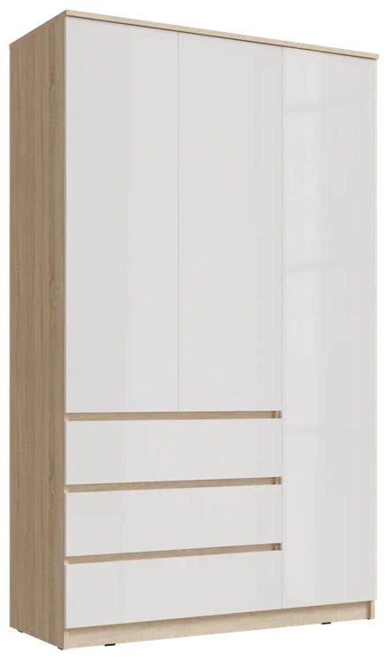 Купить Распашной шкаф МИФ Челси Шкаф-120, 120.2x202.2х51.4 см, белый ...