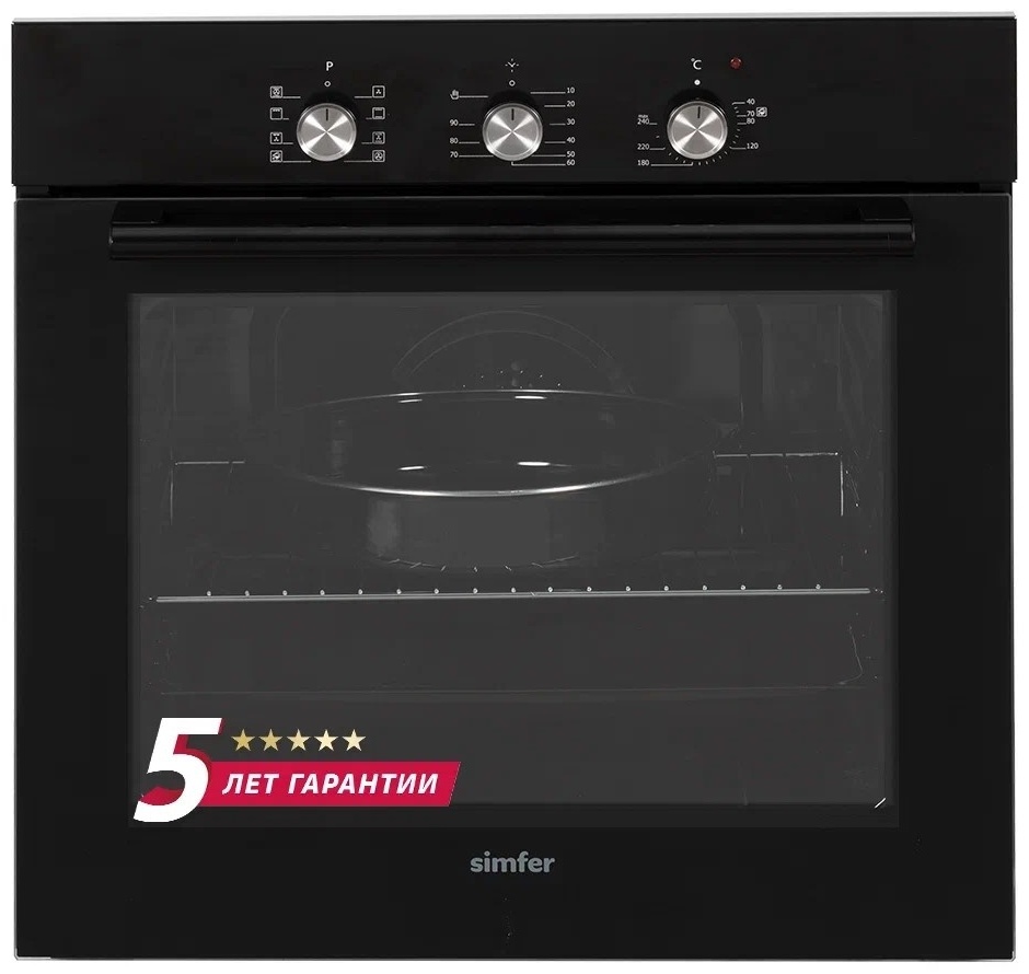 Купить Духовой шкаф Simfer B6EB19071 черный в Алматы – Магазин на Kaspi.kz