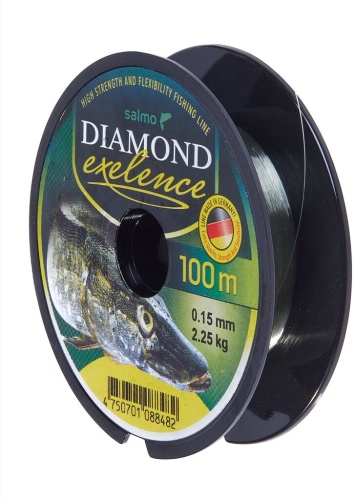 Леска Salmo монофильная 4027-015 0.15 мм зеленый