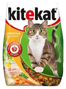 Корм Kitekat Курочка аппетитная для взрослых курица 0.35 кг