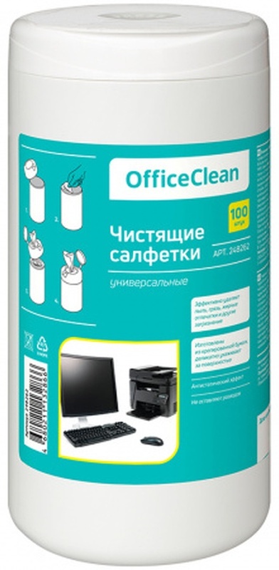 OfficeClean влажная салфетка 025-248262