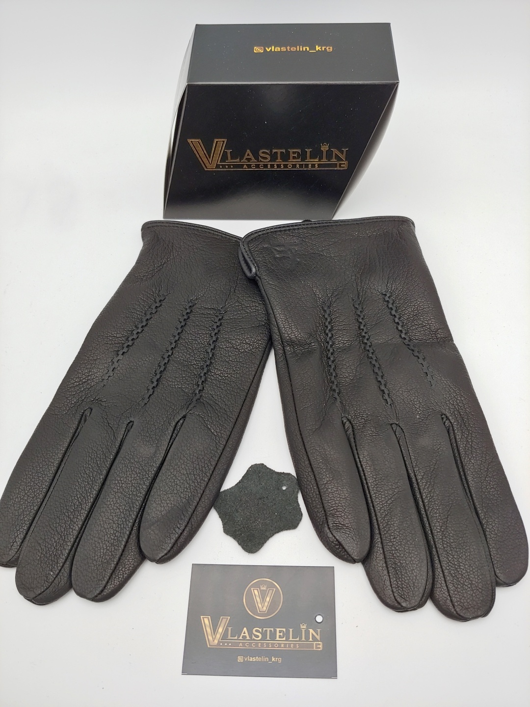 Перчатки Vlastelin размер 9.5 черный