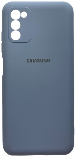 Чехол S&M для Samsung Galaxy A03S голубой