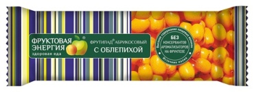 Фрутилад батончик фруктовый абрикосовый с облепихой 1 шт