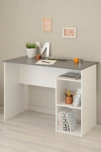 Стол письменный Soft Mebel ALA 6, 120х55x75 см, белый