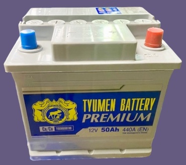 Tyumen Premium 6CT-50Ah -/+
