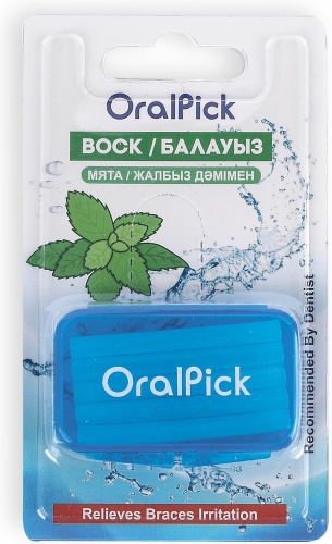 OralPick Relieves Braces Irritation мятный ортодонтический воск 16 г