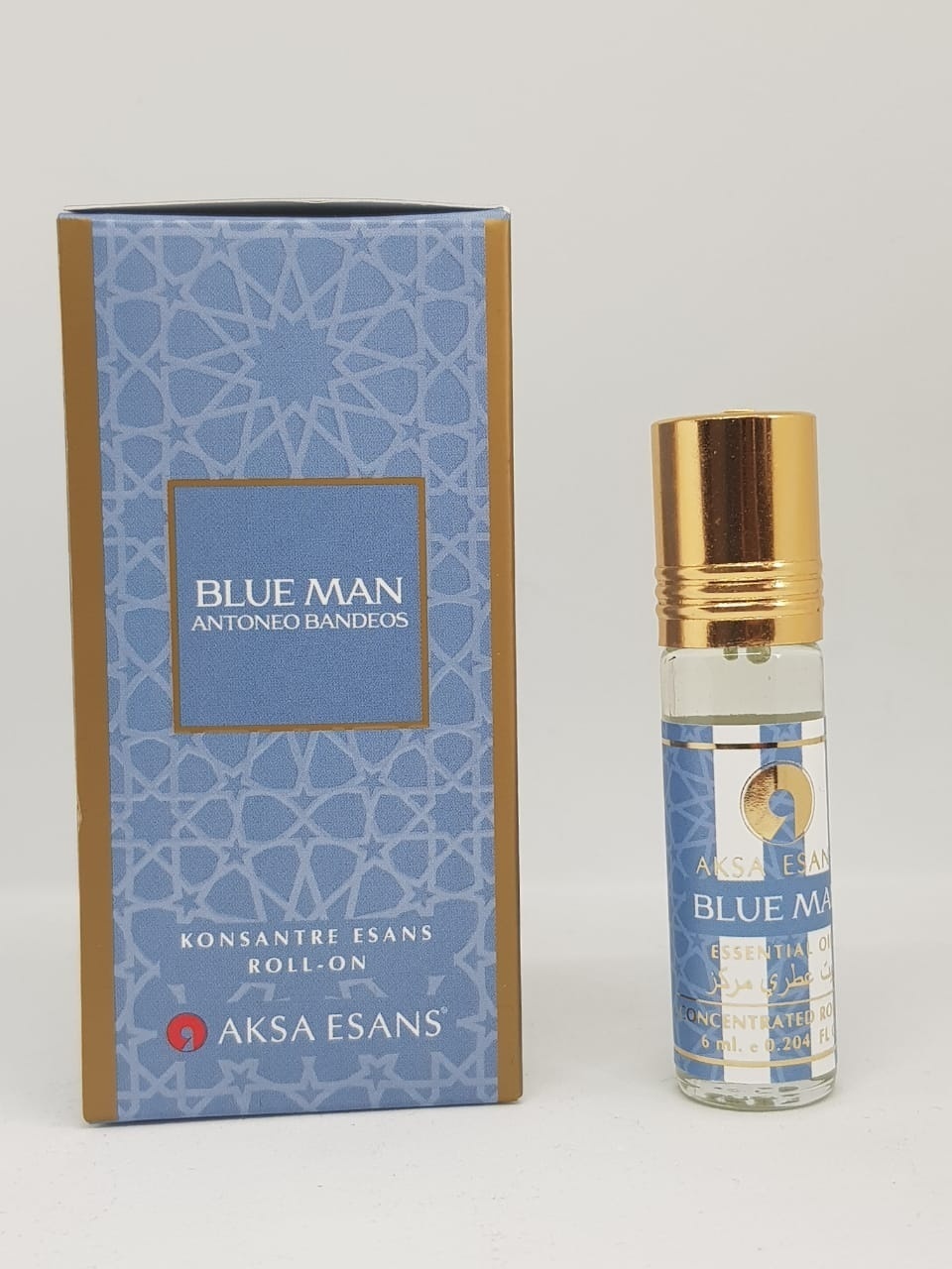 AKSA Blue Man парфюмерное масло 6 мл, для мужчин