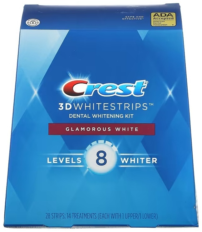 Crest 3D Whitestrips level 8 whiter отбеливающие полоски 28 шт